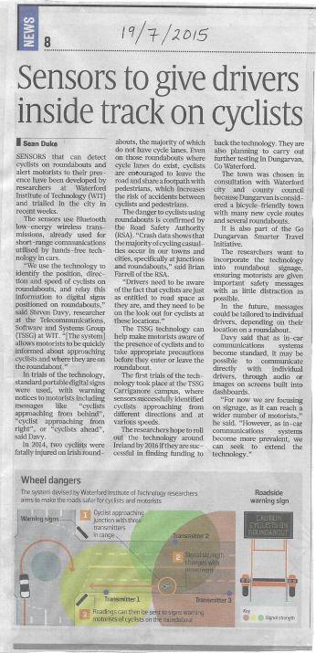 Sensors on Roundabouts